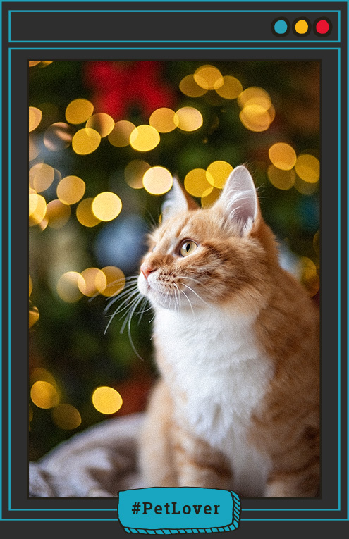 cómo evitar accidentes navideños con gatos